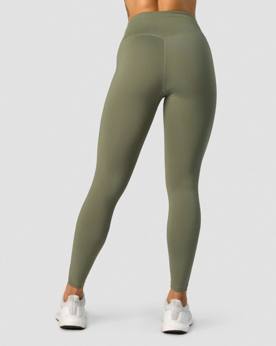 Dam ICIW Tights & Leggings | Classic V-Shape Tights Tall Dk Dusty Green