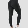 Dam ICIW Tights & Leggings | Scrunch V-Shape Tights Black Wmn