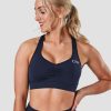 Dam ICIW Sport-Bh | Scrunch Sports Bra Navy Wmn