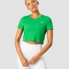 Dam ICIW T-Shirts | Training Cropped T-Shirt Bright Green