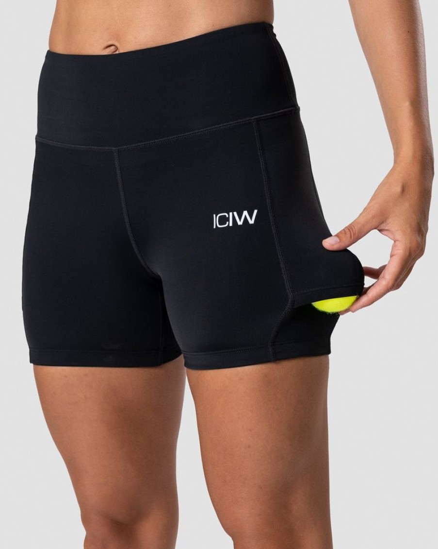 Dam ICIW Shorts | Smash Padel Shorts Black Wmn