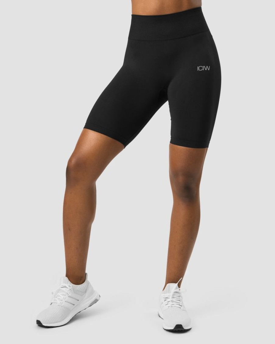 Dam ICIW Seamless | Define Seamless Biker Shorts Black Wmn