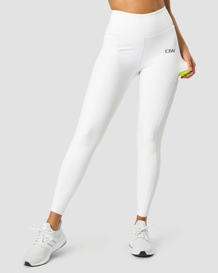 Dam ICIW Tights & Leggings | Training Tights White