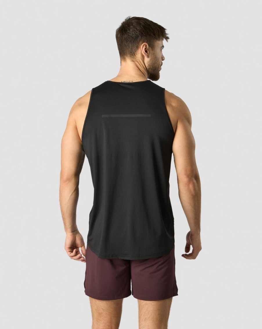 Herr ICIW Linnen | Stride Tank Top Men Black