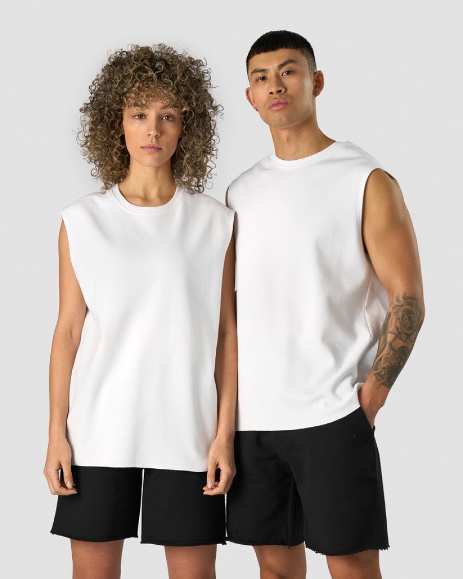 Dam ICIW Traningslinnen | Unified Sleeveless T-Shirt White