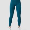 Dam ICIW Tights & Leggings | Ribbed Define Seamless Pocket Tights Teal