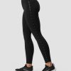 Dam ICIW Tights & Leggings | Ultimate Training Logo Tights Black