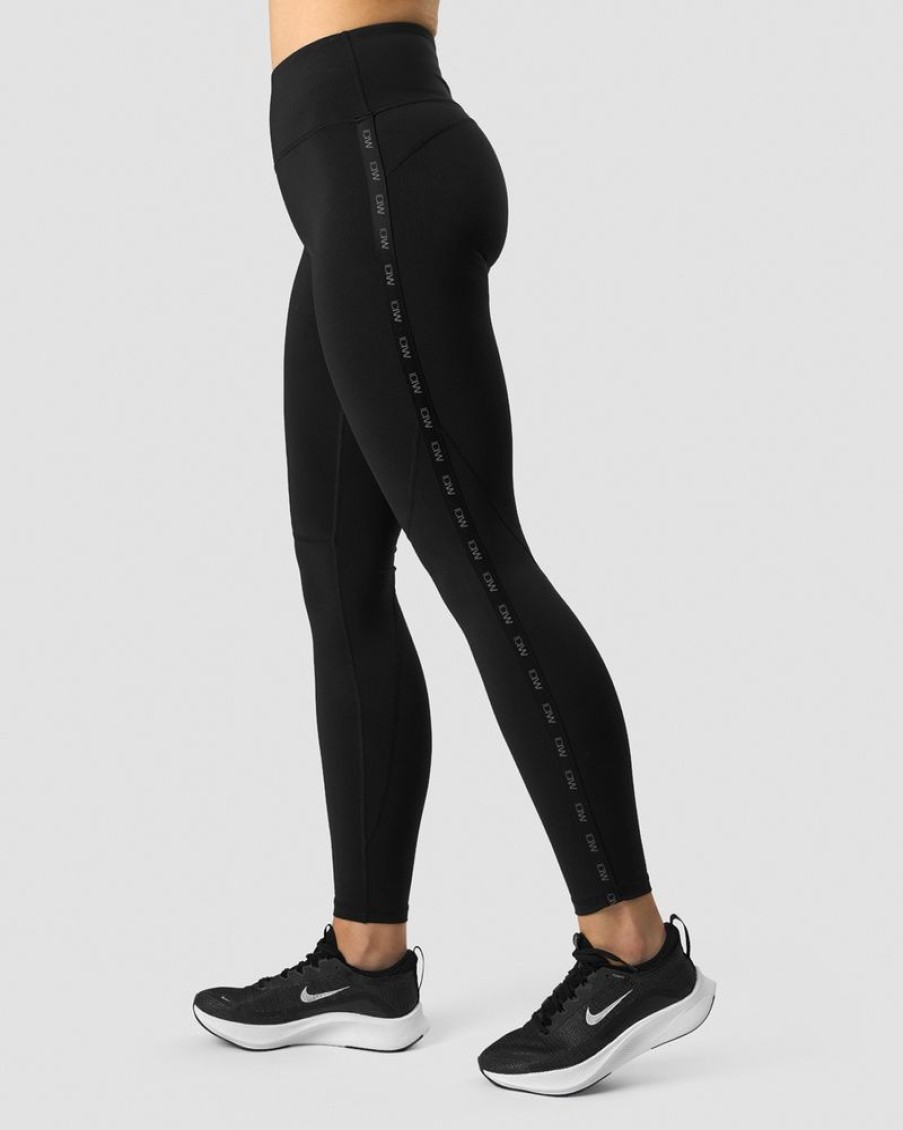 Dam ICIW Tights & Leggings | Ultimate Training Logo Tights Black