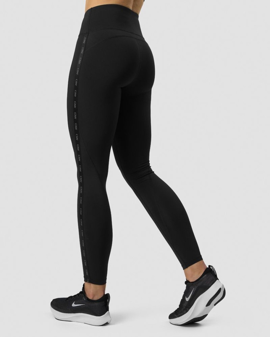 Dam ICIW Tights & Leggings | Ultimate Training Logo Tights Black