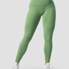 Dam ICIW Tights & Leggings | Ribbed Define Seamless Pocket Tights Light Green