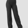 Dam ICIW Byxor | Nimble Straight Leg Pants Dark Grey