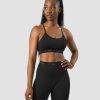 Dam ICIW Sport-Bh | Define Seamless Logo Strappy Sports Bra Black