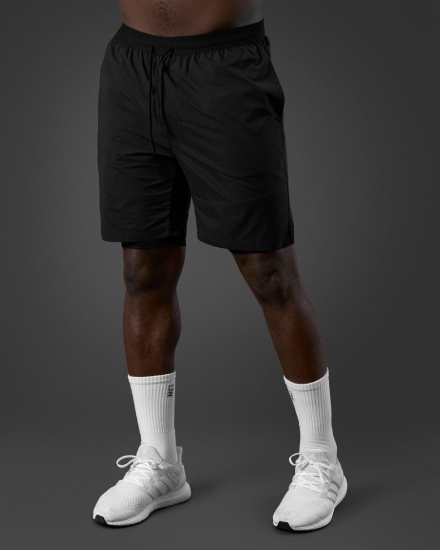 Herr ICIW Shorts | Reboot Tech 2-In-1 Shorts Black