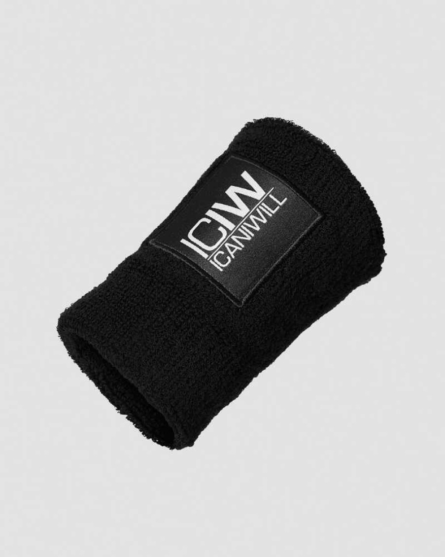 Dam ICIW Ovriga Accessoarer | Sweatband Patch Logo Black