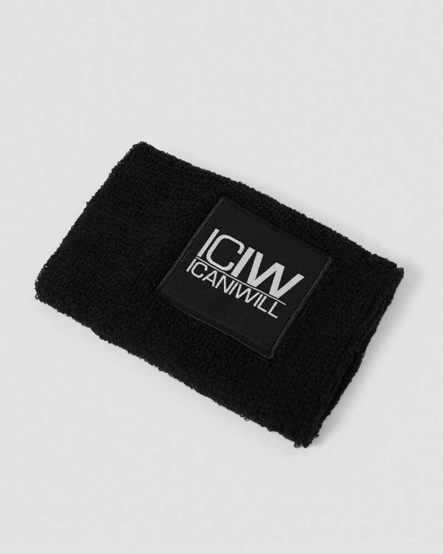 Dam ICIW Ovriga Accessoarer | Sweatband Patch Logo Black