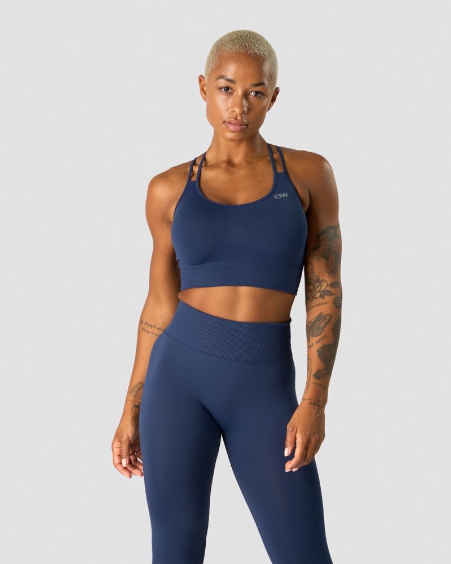 Dam ICIW Sport-Bh | Define Seamless Sports Bra Navy