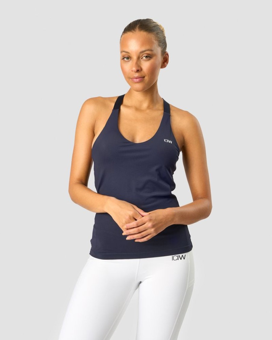 Dam ICIW Traningslinnen | Smash 2-In-1 Tank Top Navy