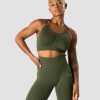 Dam ICIW Sport-Bh | Define Seamless Scrunch Sports Bra Autumn Green