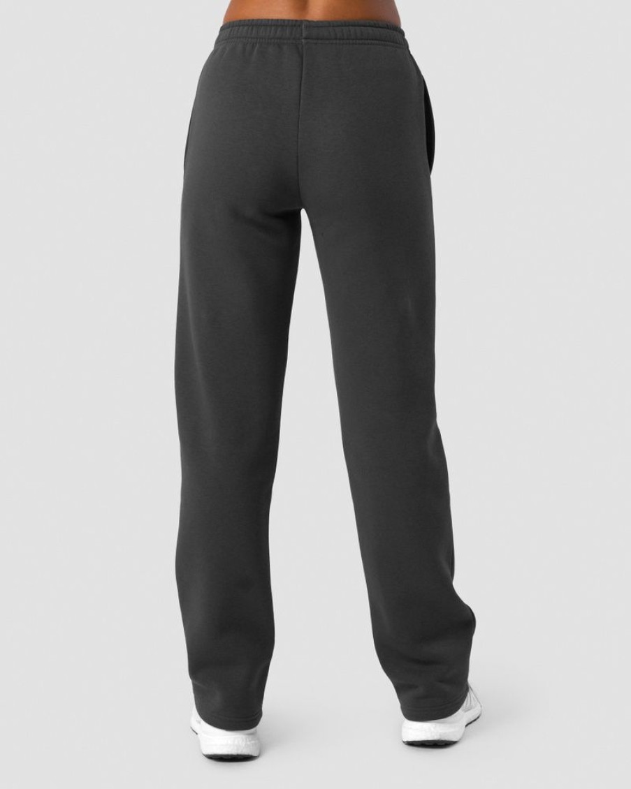 Dam ICIW Byxor | Everyday Straight Leg Sweatpants Dark Grey