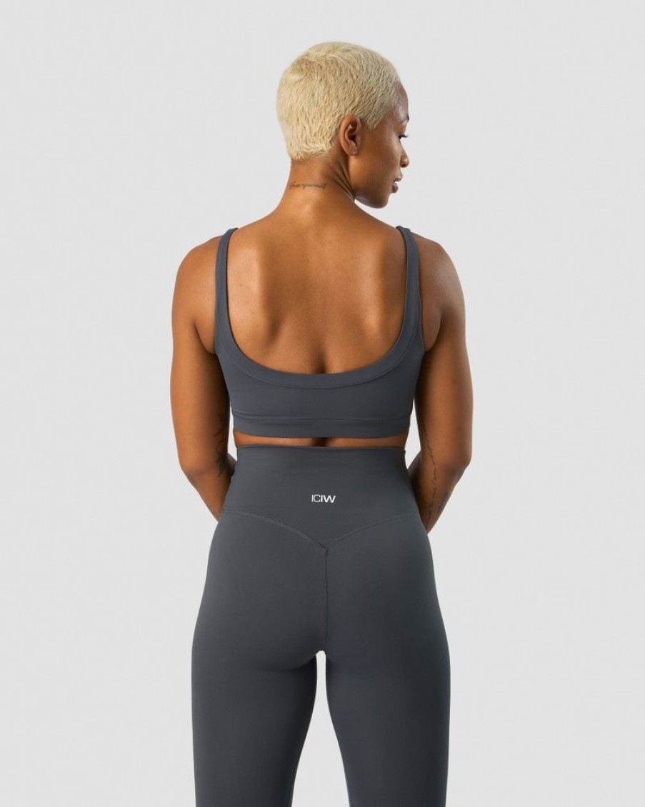 Dam ICIW Sport-Bh | Nimble Sports Bra Anthracite