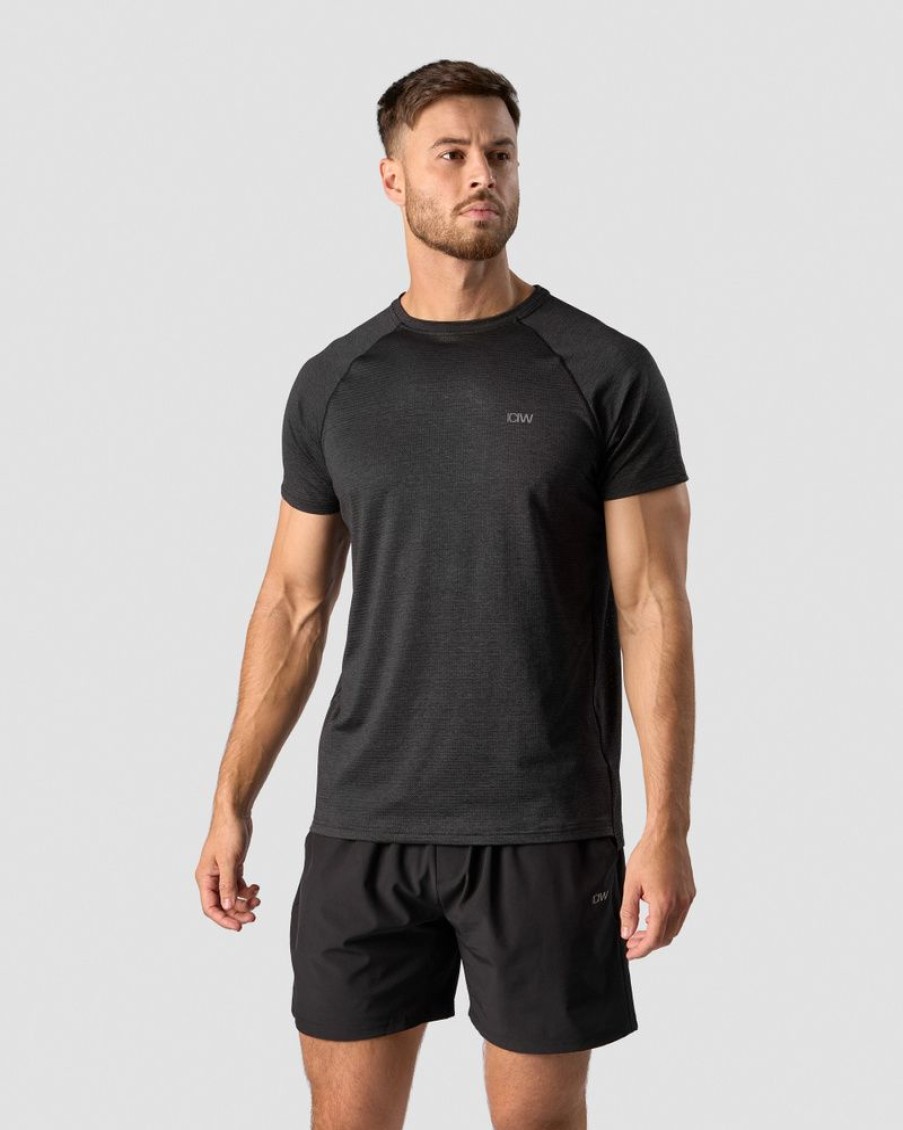 Herr ICIW T-Shirts | Training Mesh T-Shirt Men Dark Grey