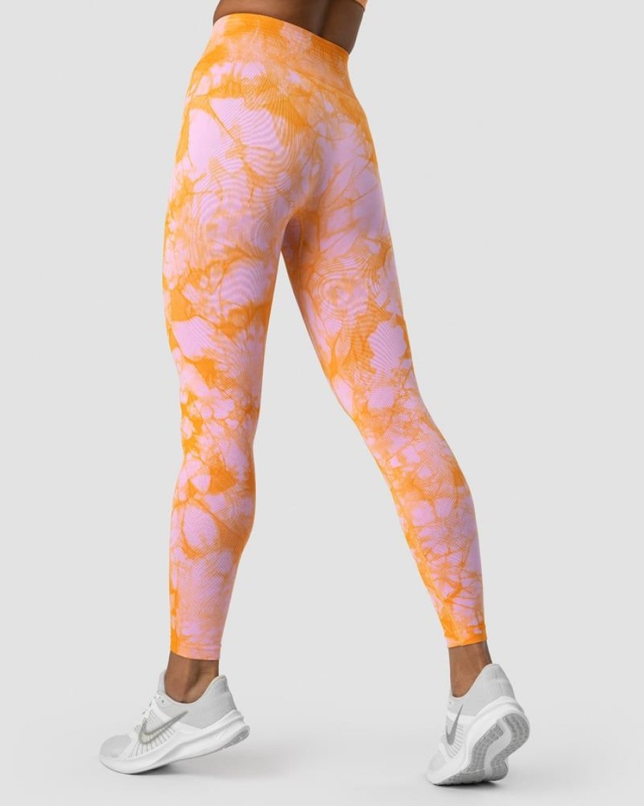 Dam ICIW Tights & Leggings | Define Seamless Tie Dye Tights Sunset Beach