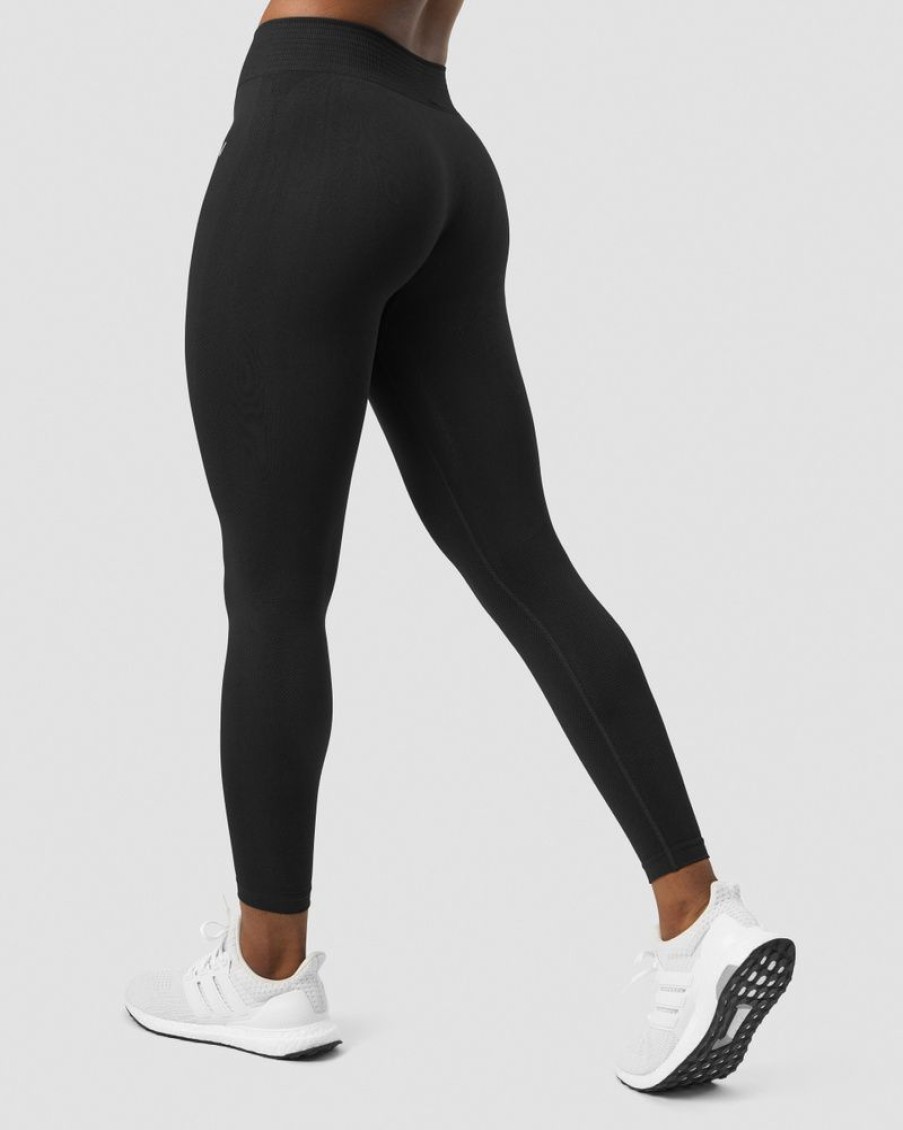 Dam ICIW Tights & Leggings | Define Seamless Tights Mid Waist Black