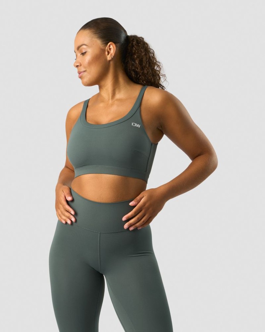 Dam ICIW Sport-Bh | Nimble Sports Bra Elm Green