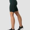 Dam ICIW Shorts | Ultimate Training Logo Biker Shorts Deep Green