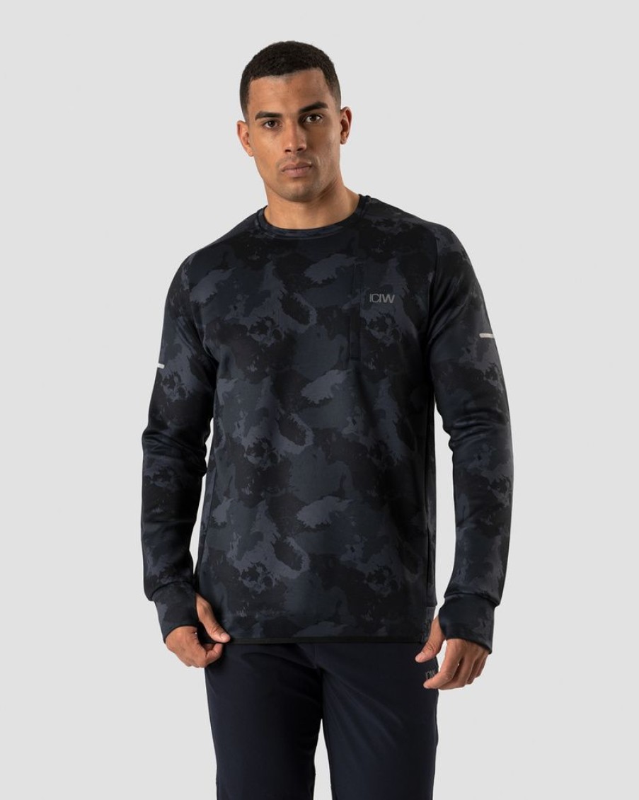 Herr ICIW Langarmat | Mercury Crewneck Camo