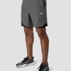 Herr ICIW Shorts | Smash Padel 2-In-1 Shorts Dark Grey/Black Men