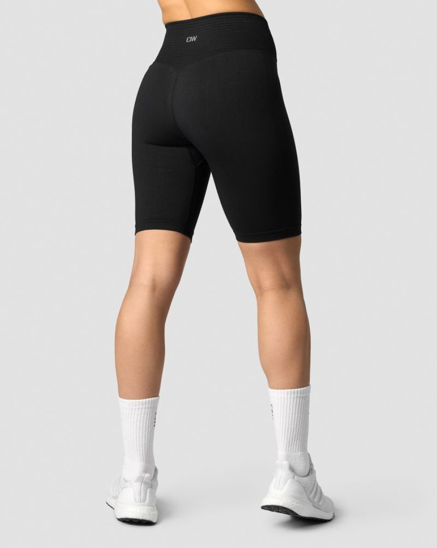 Dam ICIW Seamless | Define Seamless V-Shape Biker Shorts Black