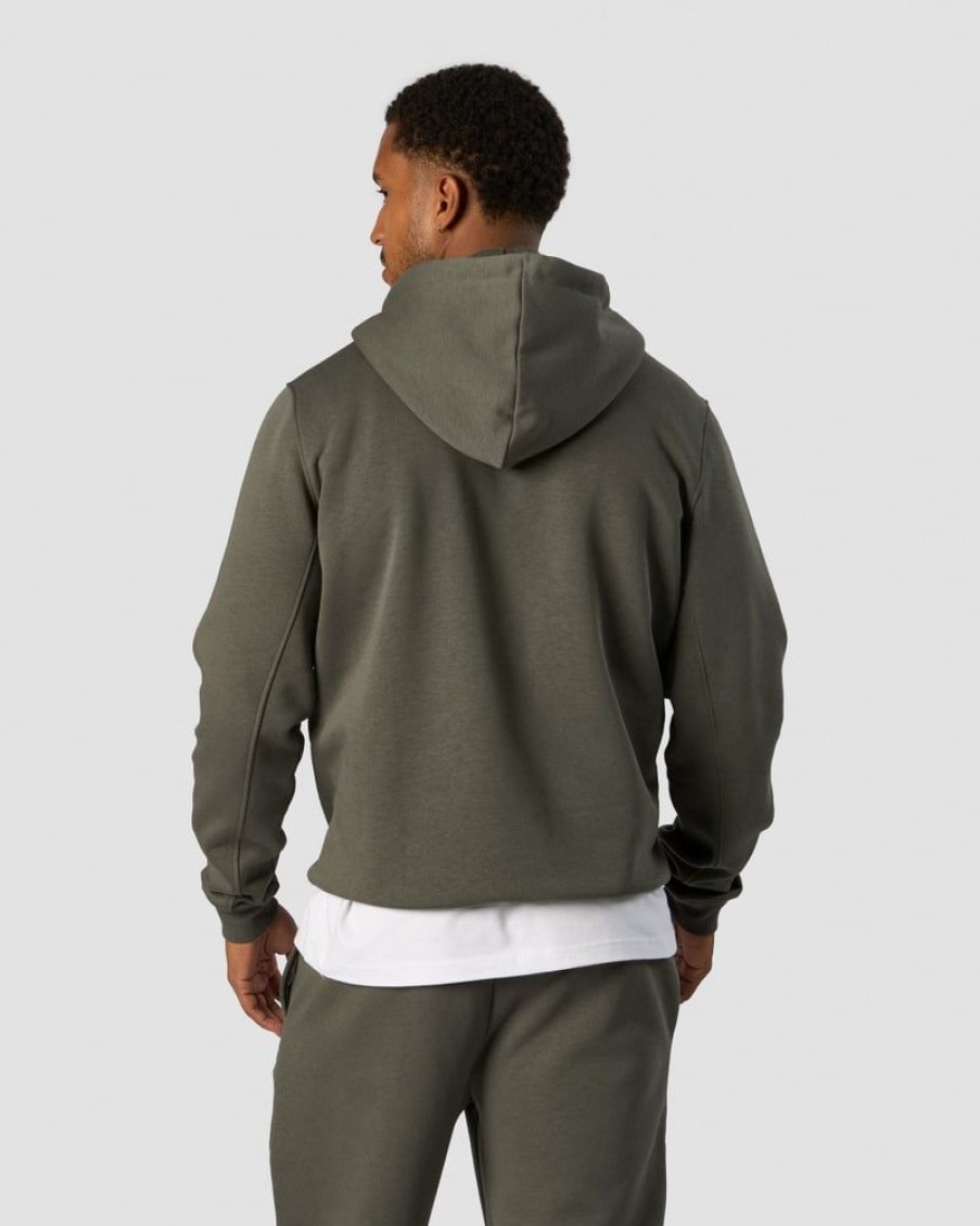 Herr ICIW Langarmat | Everyday Hoodie Men Khaki Green