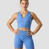 Dam ICIW Seamless | Ribbed Define Seamless Tank Top Pacific Blue