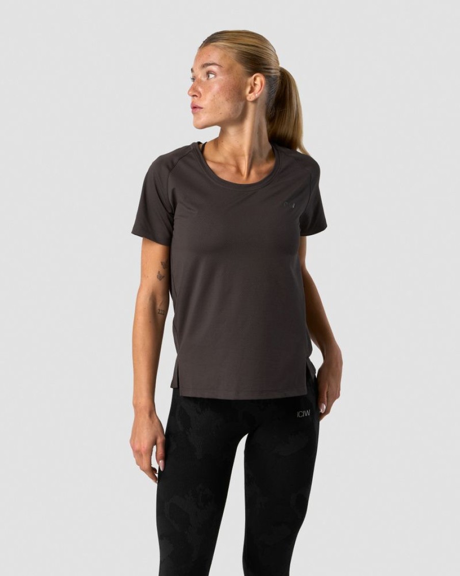 Dam ICIW T-Shirts | Stride T-Shirt Wmn Charcoal