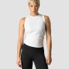 Dam ICIW Traningslinnen | Empowering Open Back Tank White Wmn