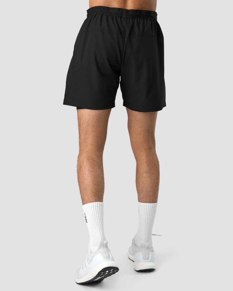 Herr ICIW Shorts | Workout 2-In-1 Shorts Black Men