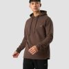 Herr ICIW Langarmat | Stride Hoodie Men Dark Brown