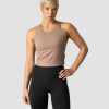 Dam ICIW Traningslinnen | Nimble Cropped Tank Top Autumn Brown