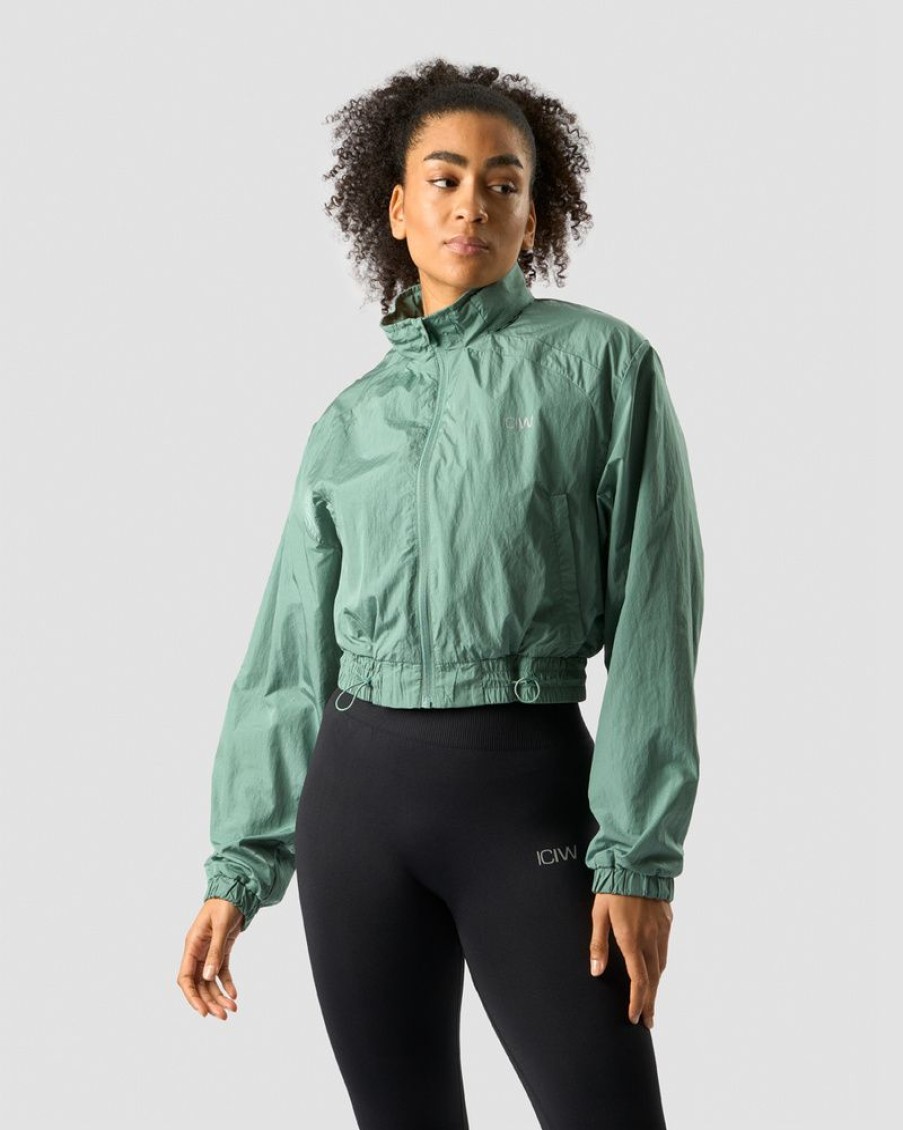 Dam ICIW Jackor & Vastar | Mercury Cropped Jacket Aqua Green