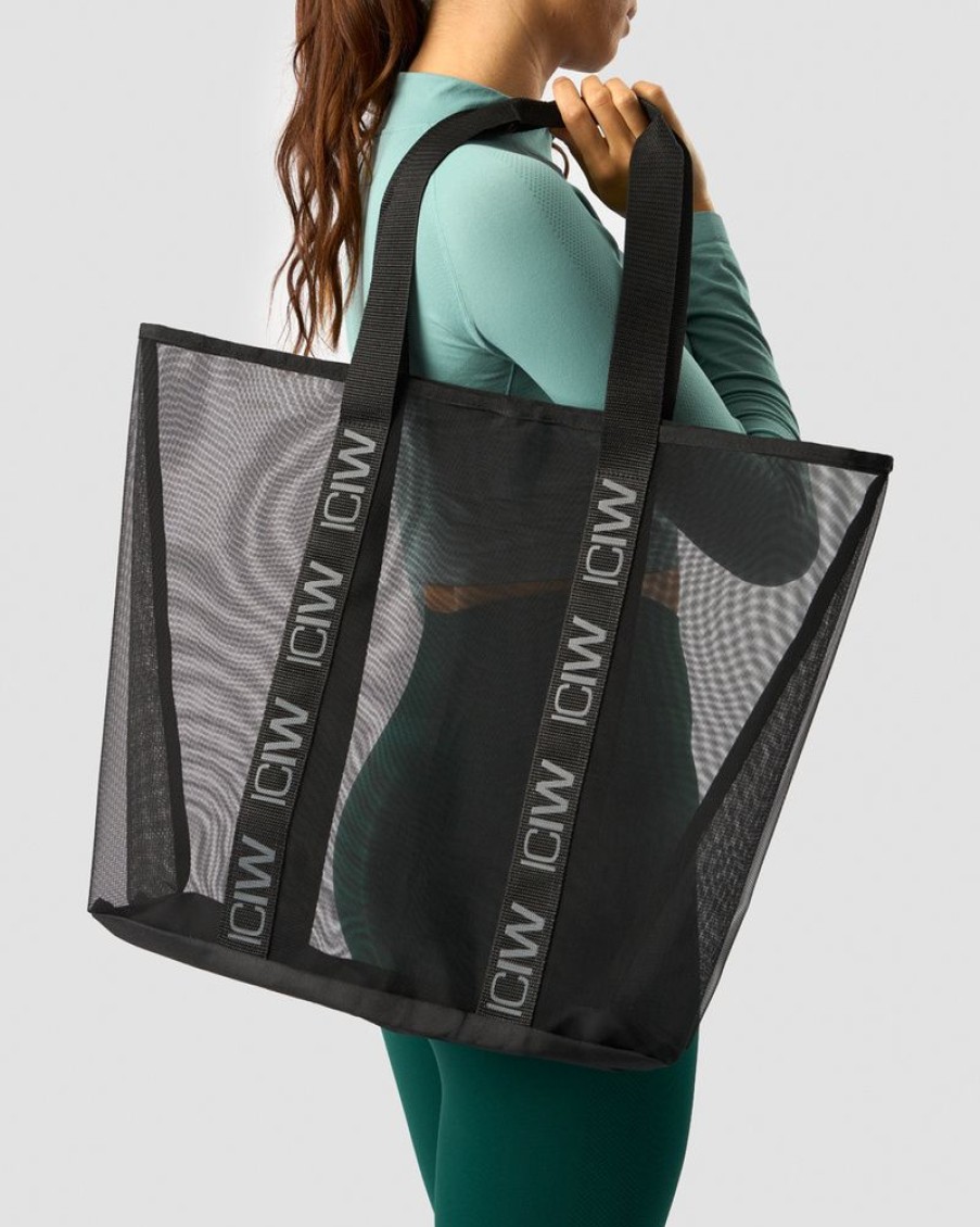 Dam ICIW Vaskor | Mesh Tote Bag Black/Grey