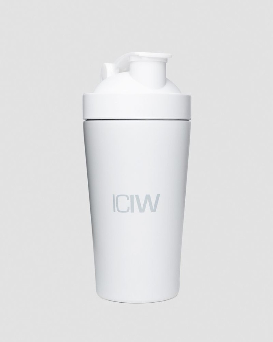 Dam ICIW Shakers, Flaskor | Shaker Bottle Stainless Steel 500Ml White