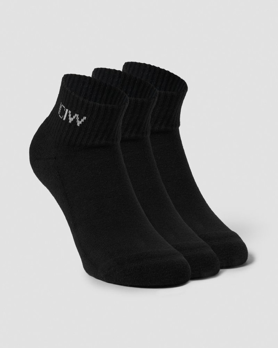 Dam ICIW Strumpor | Training Half Socks 3-Pack Black