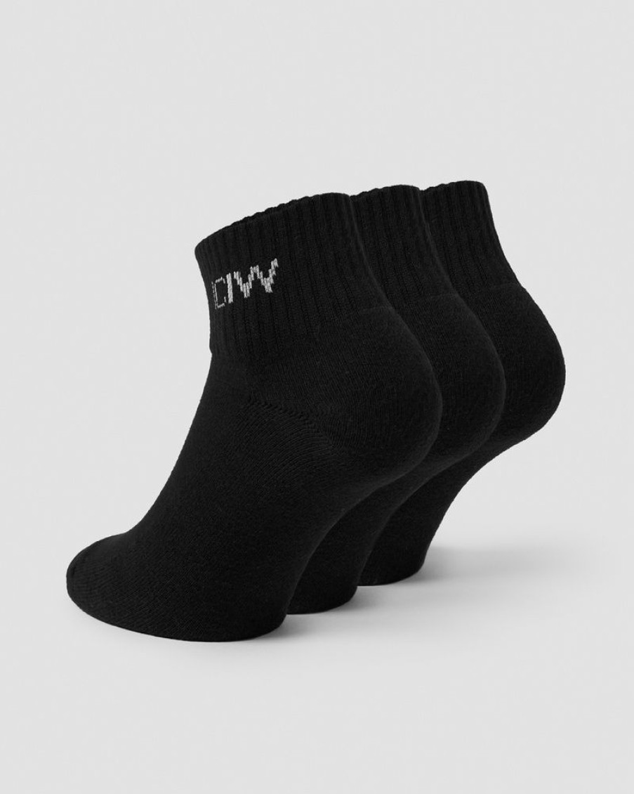 Dam ICIW Strumpor | Training Half Socks 3-Pack Black