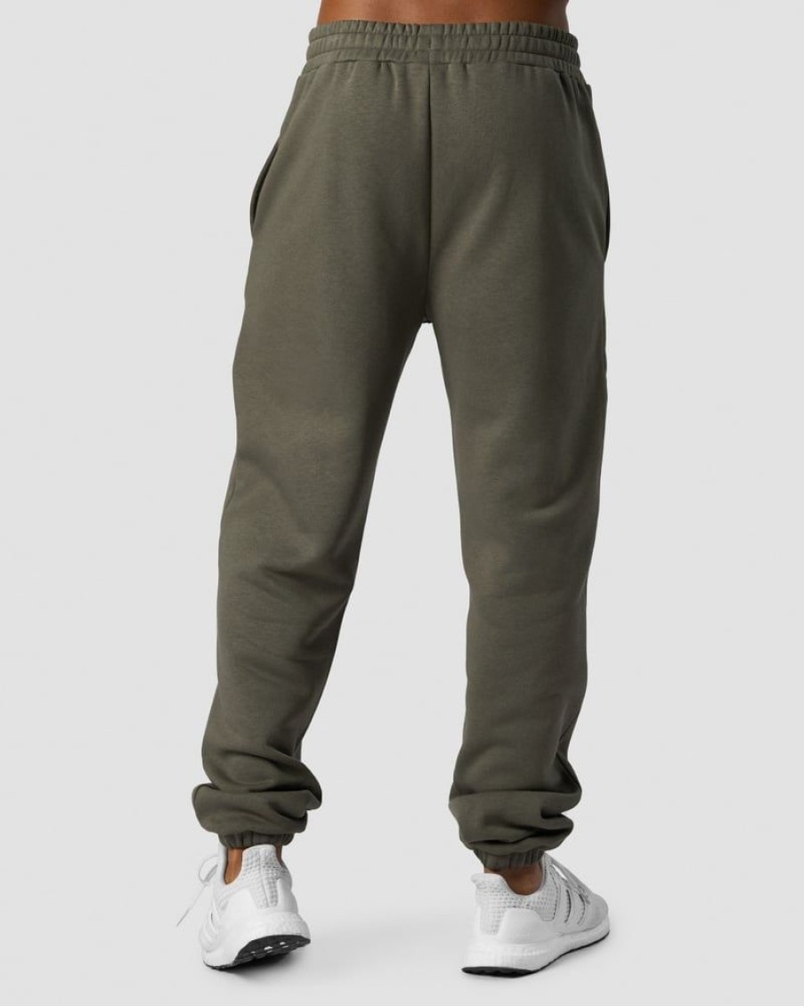 Herr ICIW Byxor | Everyday Sweatpants Men Khaki Green