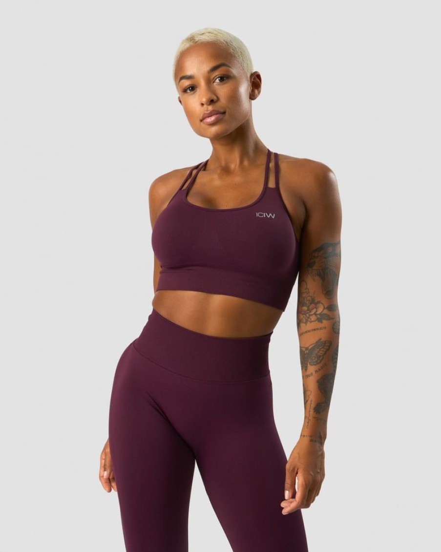 Dam ICIW Sport-Bh | Define Seamless Sports Bra Maroon