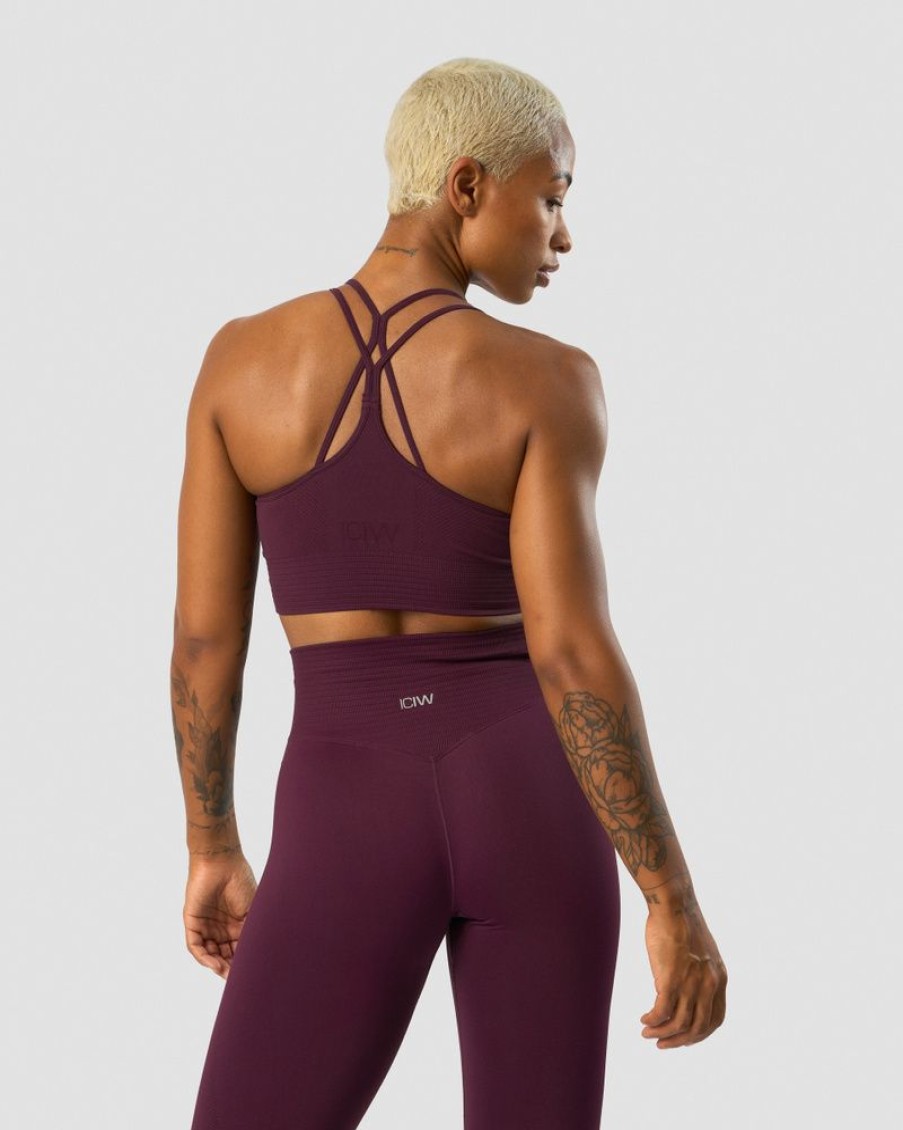 Dam ICIW Sport-Bh | Define Seamless Sports Bra Maroon