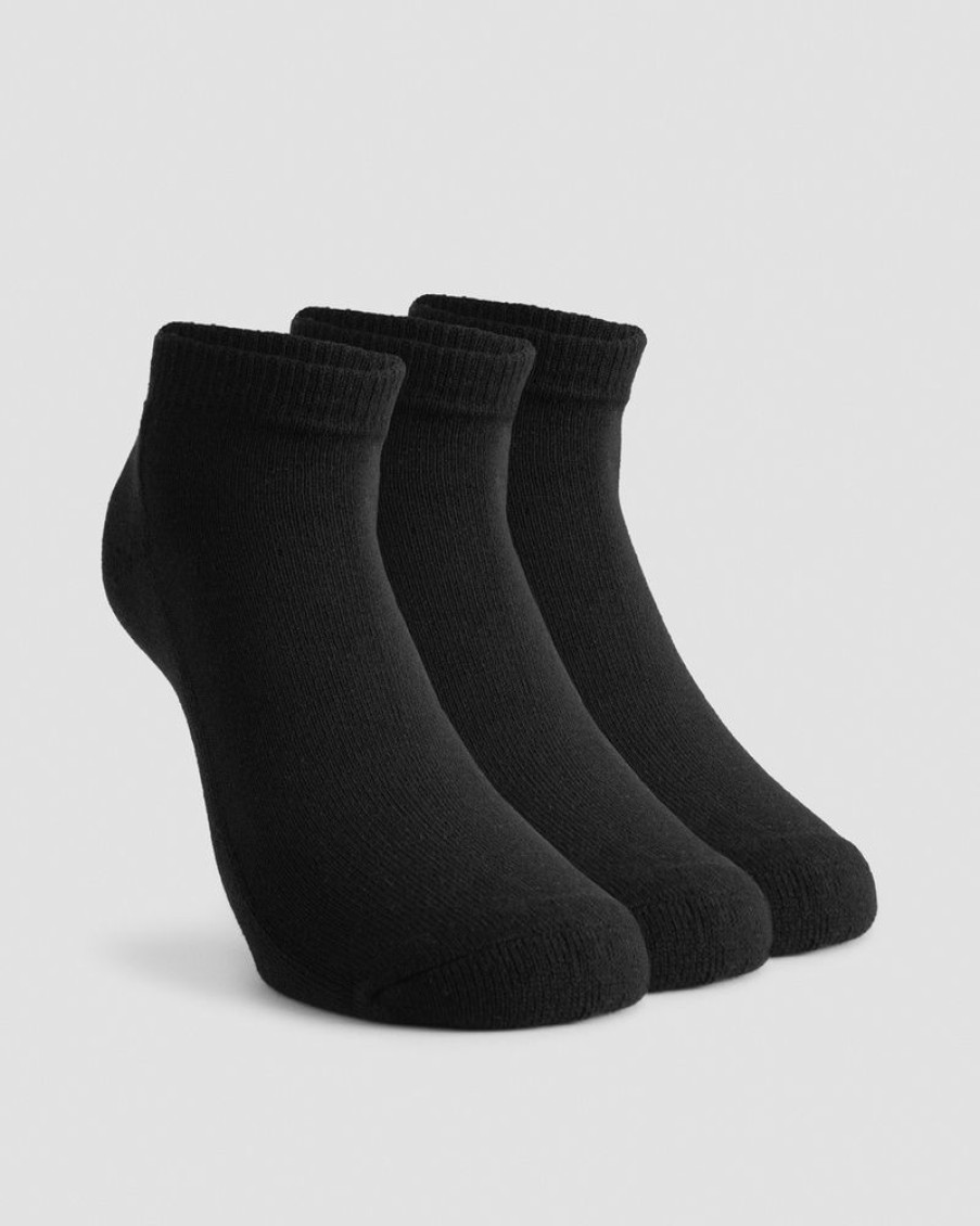 Dam ICIW Strumpor | Ankle Socks 3-Pack Black