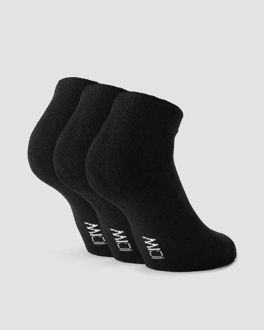 Dam ICIW Strumpor | Ankle Socks 3-Pack Black