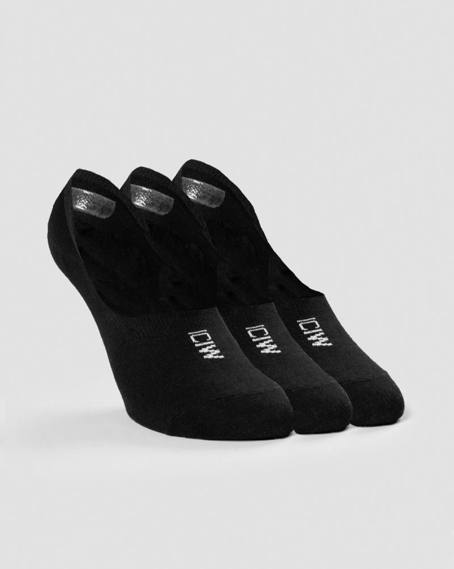 Dam ICIW Strumpor | Invisible Socks 3-Pack Black